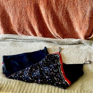 BAILEY/44 XS/2 woman’s dress, navy blue, sky blue, red, and white dress.